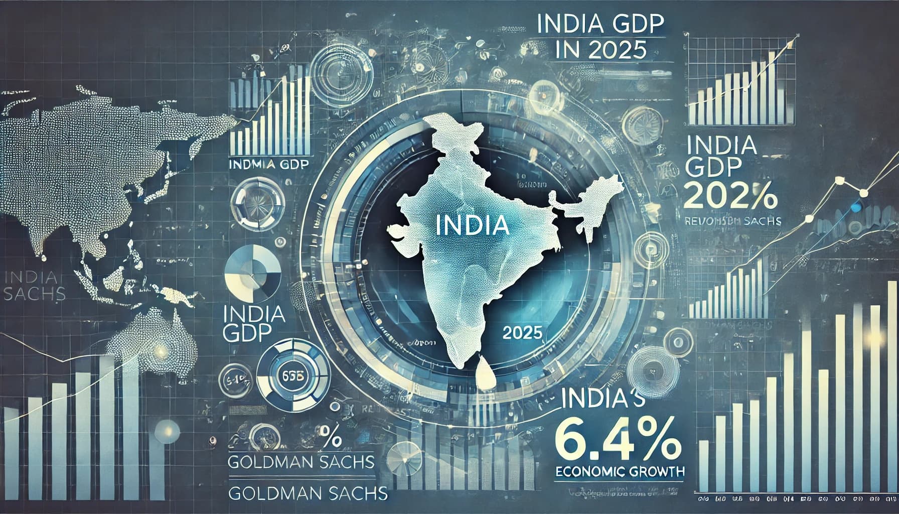 Goldman Sachs Lowers India’s 2025 GDP Growth Forecast to 6.4% Amid Government Spending Cuts