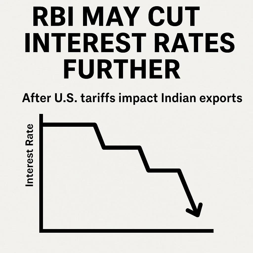 RBI May Cut Interest Rates Further After U.S. Tariffs Hit Indian Exports