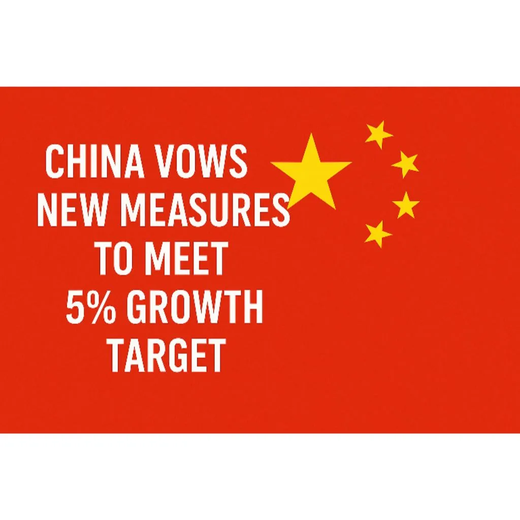 China Pledges Stronger Measures to Meet 5% Growth Target Amid Global Challenges