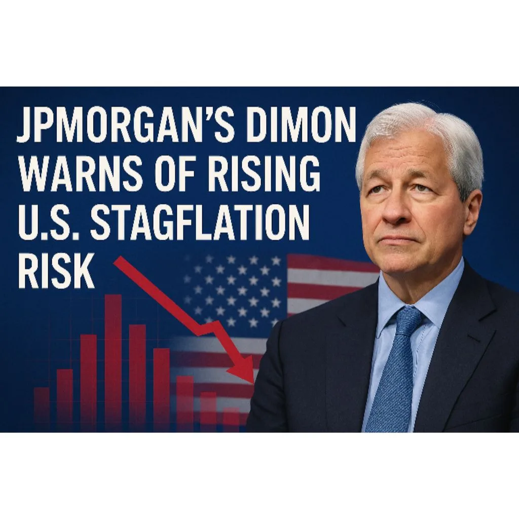 JPMorgan’s Jamie Dimon Warns of Stagflation Risk in the U.S.