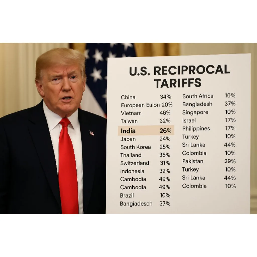 Donald Trump Announces Reciprocal Tariffs: Major Shift in U.S. Trade Policy