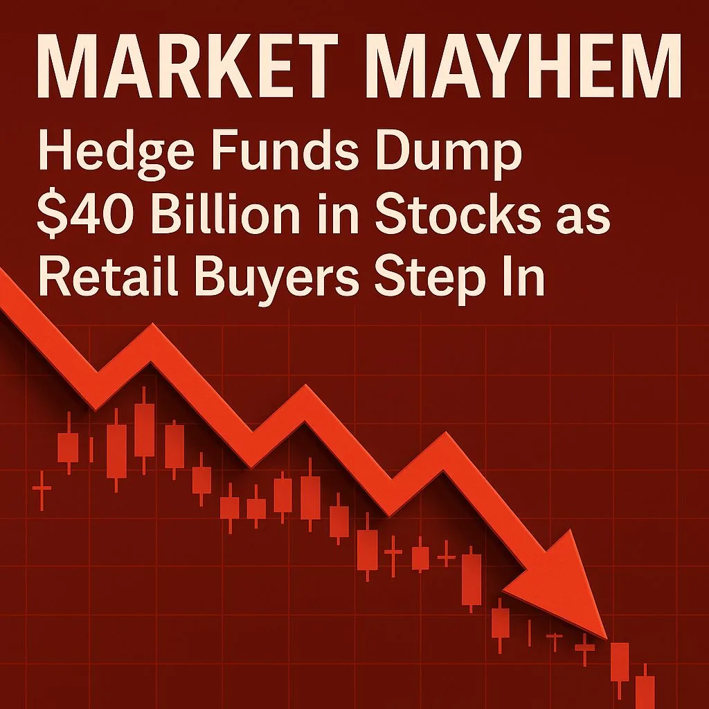 Market Mayhem: Hedge Funds Dump $40 Billion in Stocks as Retail Buyers Step In