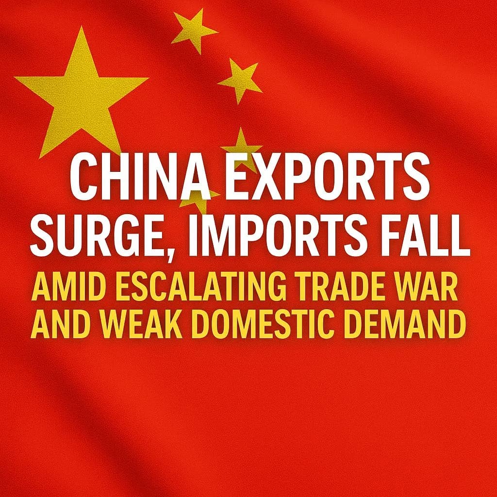 China’s Export Boom vs Weak Imports: Trade War, Domestic Struggles, and Global Outlook
