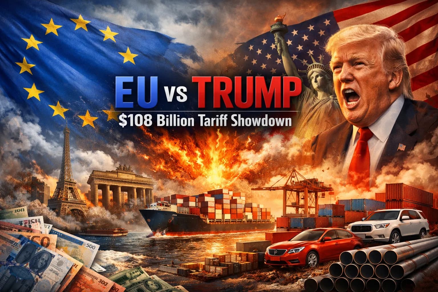 EU Considers $108 Billion Tariffs After Trump Threatens Europe Over Greenland
