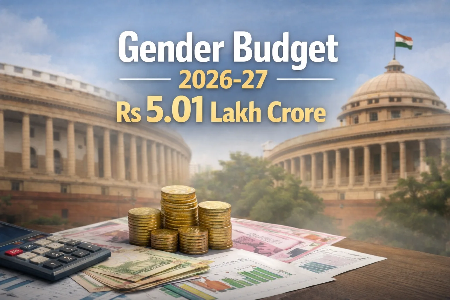 Union Budget 2026-27: Gender Budget Allocation Rises to Rs 5.01 Lakh Crore, Share Hits 9.37% of Total Budget