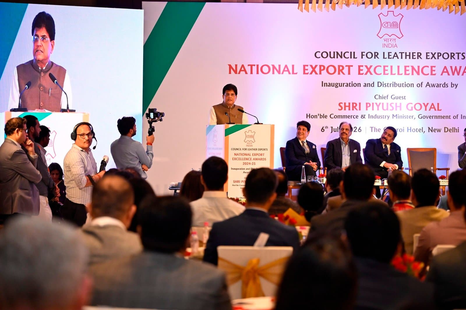 Piyush Goyal Targets $15 Billion Leather Exports in 5-6 Years